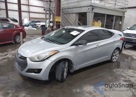2011 Hyundai Elantra Limited from USA, damaged, VIN 5NPDH4AE5BH018527